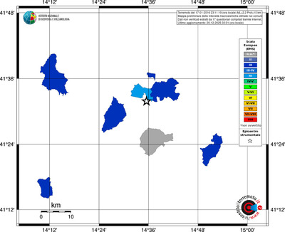 Mappa EMS - territori comuni