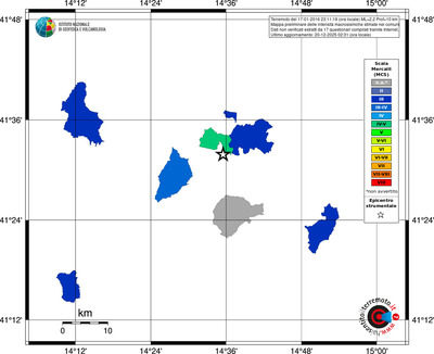 Mappa MCS - territori comuni