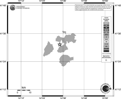 Mappa EMS - territori comuni