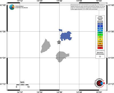 Mappa MCS - territori comuni