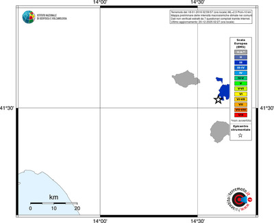 Mappa EMS - territori comuni
