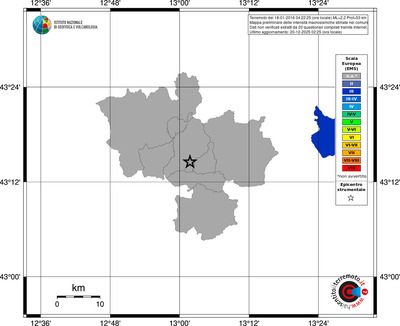 Mappa EMS - territori comuni