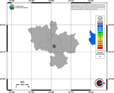 Mappa MCS - territori comuni