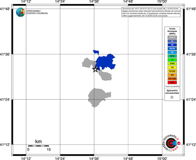Mappa EMS - territori comuni