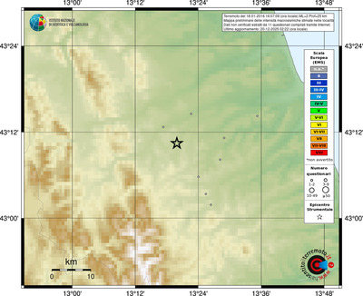 Mappa EMS - località