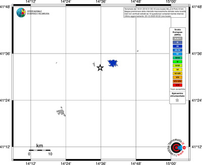 Mappa EMS - territori località