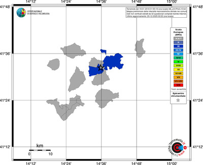 Mappa EMS - territori comuni