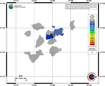 Mappa MCS - territori comuni