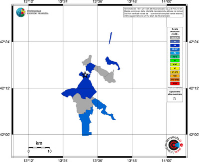 Mappa MCS - territori comuni
