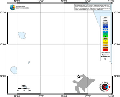 Mappa EMS - territori comuni