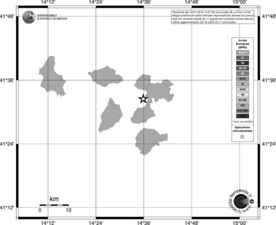 Mappa EMS - territori comuni