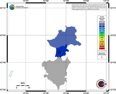 Mappa MCS - territori comuni