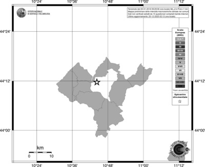 Mappa EMS - territori comuni