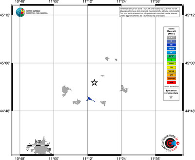 Mappa MCS - territori località