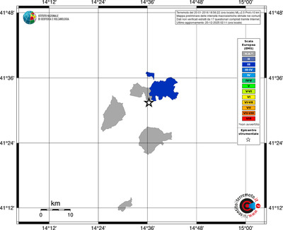 Mappa EMS - territori comuni