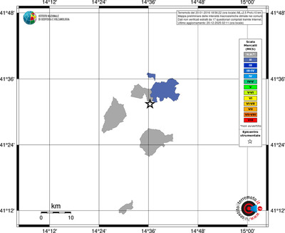 Mappa MCS - territori comuni