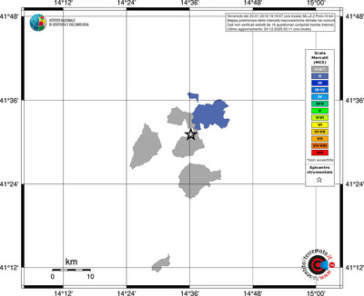 Mappa MCS - territori comuni