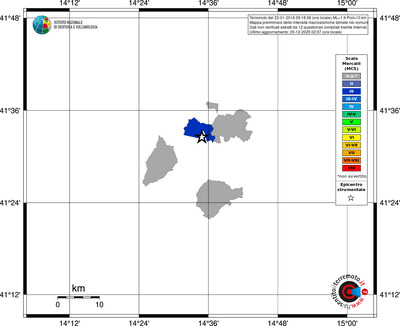Mappa MCS - territori comuni