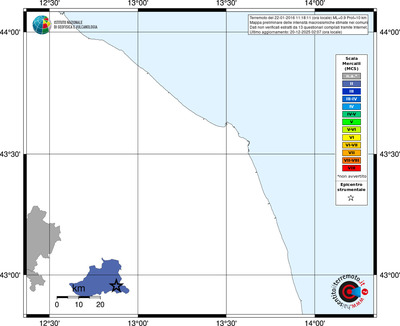 Mappa MCS - territori comuni