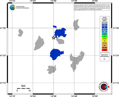 Mappa EMS - territori comuni