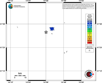 Mappa MCS - territori località