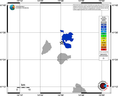Mappa EMS - territori comuni