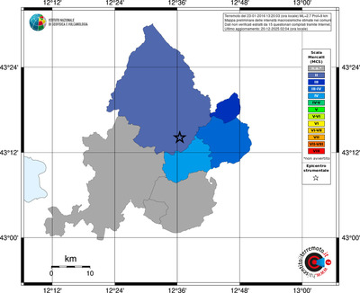Mappa MCS - territori comuni