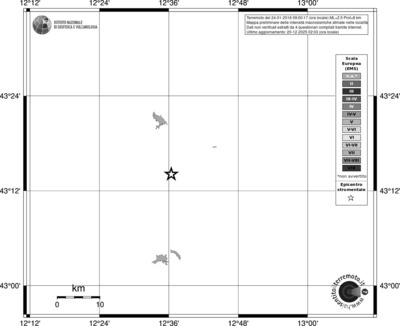 Mappa EMS - territori località