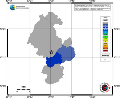 Mappa MCS - territori comuni