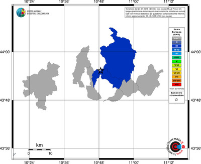 Mappa EMS - territori comuni