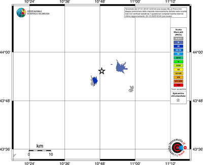 Mappa MCS - territori località