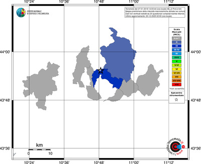 Mappa MCS - territori comuni