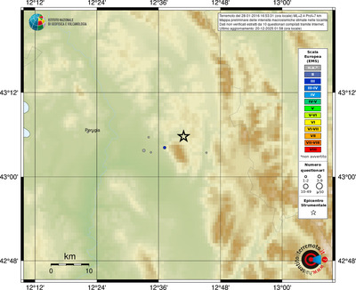 Mappa EMS - località