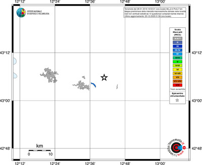Mappa MCS - territori località