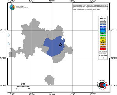 Mappa MCS - territori comuni