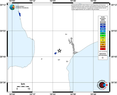 Mappa EMS - territori località