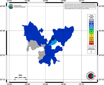 Mappa EMS - territori comuni
