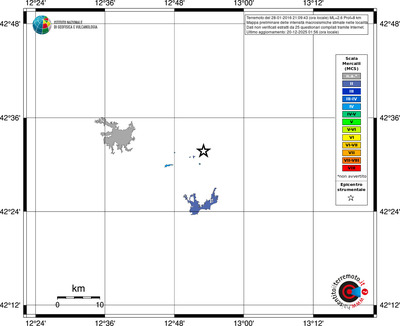 Mappa MCS - territori località