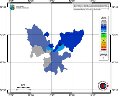 Mappa MCS - territori comuni
