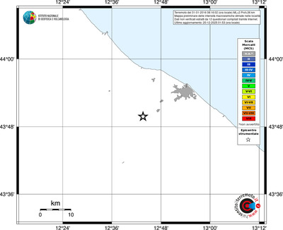 Mappa MCS - territori località