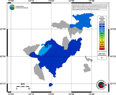 Mappa EMS - territori comuni