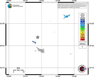 Mappa MCS - territori località