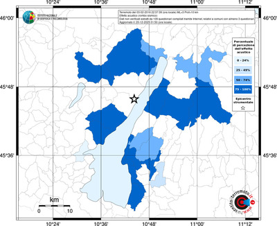 Mappa territorio comunale con almeno 3 questionari