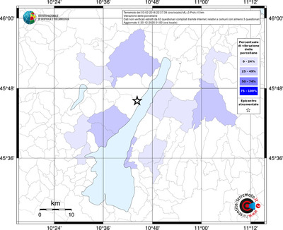 Mappa territorio comunale con almeno 3 questionari