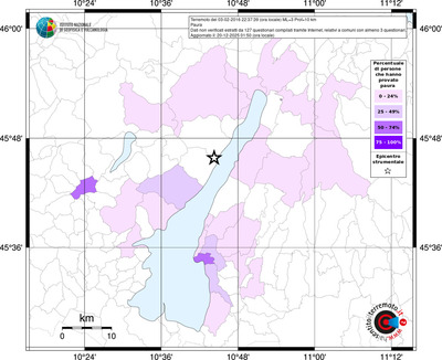 Mappa territorio comunale con almeno 3 questionari