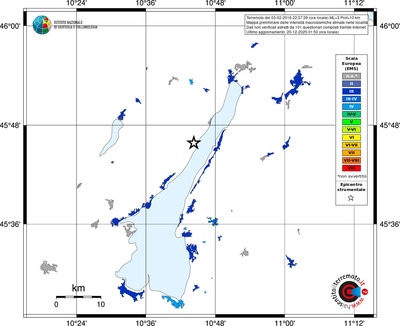 Mappa EMS - territori località