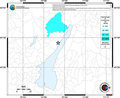 Mappa territorio comunale con almeno 3 questionari