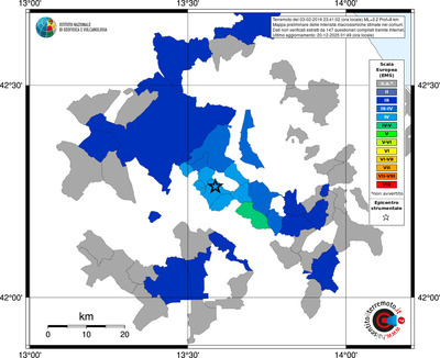 Mappa EMS - territori comuni