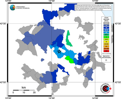 Mappa MCS - territori comuni