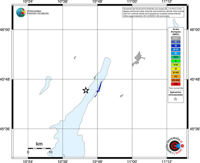 Mappa EMS - territori località